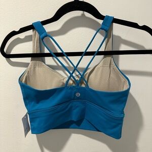 NWT LULULEMON Free to Be Longline Bra in Poolside SIZE 6